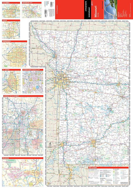 Easy to Read! Missouri State Map - Wide World Maps & MORE!