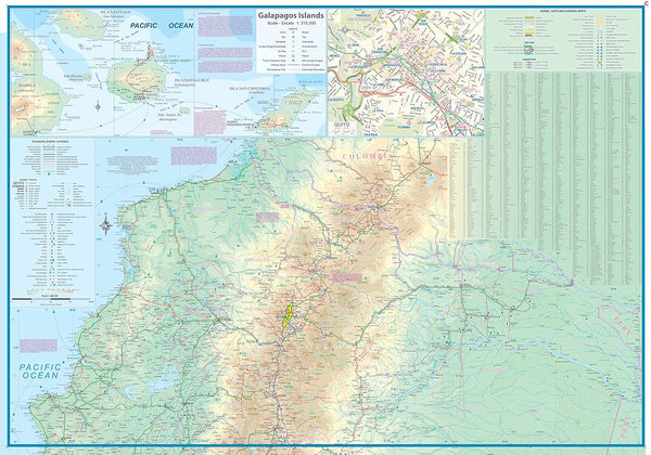 Ecuador, Quito, Guayaquil, Galapagos [Map] Pham Viet Hoa and Kevin Healey - Wide World Maps & MORE!
