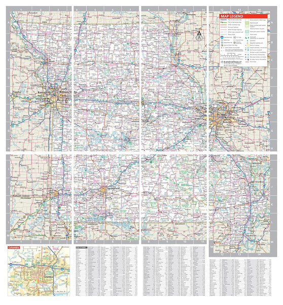 Easy to Fold! Missouri State Map (Laminated) - Wide World Maps & MORE!