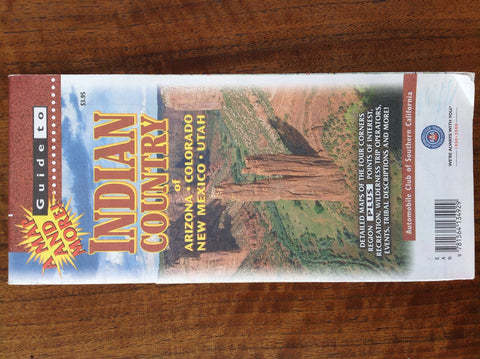 Indian Country Guide Map [Paperback] unknown author - Wide World Maps & MORE!
