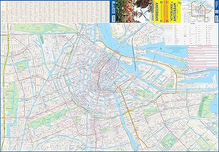 Amsterdam & Netherlands Travel Reference Map (Waterproof) 1:8,000/1:400,000 [Map] ITMB Publishing LTD - Wide World Maps & MORE!