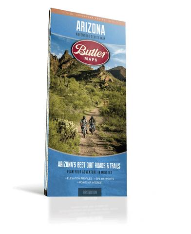 Best Dirt Roads in Arizona - Arizona Adventure Series Map - Wide World Maps & MORE!