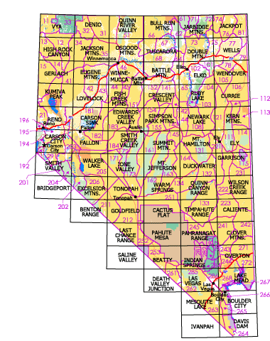 Nevada: Elko : 1:100,000-scale topographic map : 30 x 60 minute series (topographic) (Surface management status, mineral management status) United States - Wide World Maps & MORE!