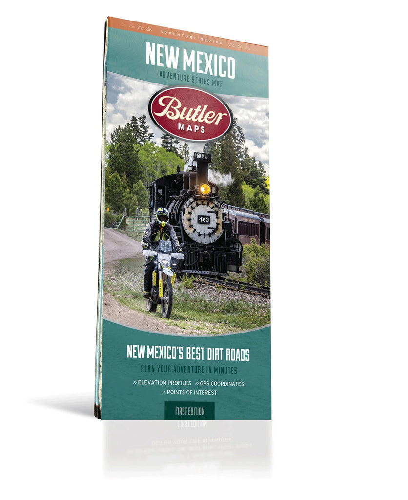 Best Dirt Roads in New Mexico - Adventure Series Butler Map