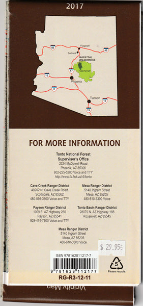 Mazatzal Wilderness, Tonto National Forest - Wide World Maps & MORE!