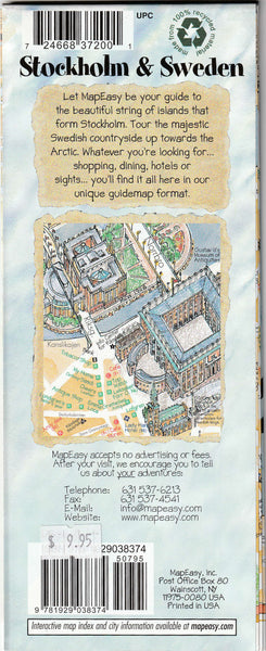 MapEasy's Guidemap to Stockholm & Sweden - Wide World Maps & MORE!