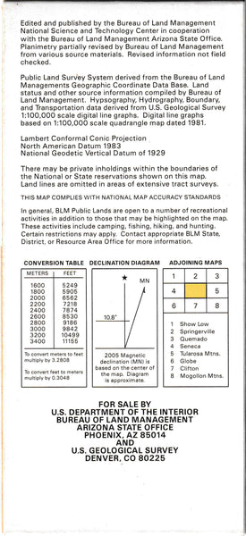 2004 Nutrioso - Surface Management - Wide World Maps & MORE!