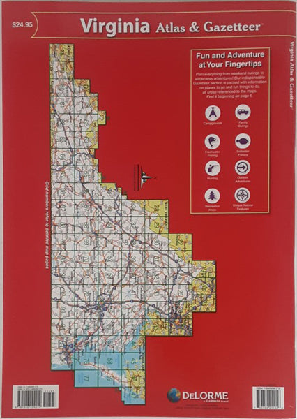 Virginia Detailed Topographic Maps (DeLorme Atlas & Gazetteer)