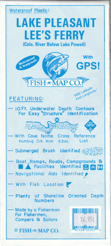 Lake Pleasant / Lee’s Ferry (Colorado River below Lake Powell) - Wide World Maps & MORE!