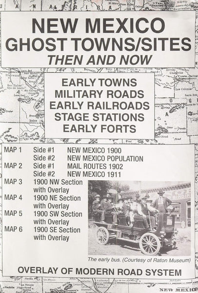 New Mexico Ghost Towns/Sites (Then and Now) [Loose Leaf] R. N. Preston - Wide World Maps & MORE!