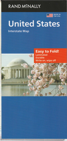 2024 Easy to Fold! United States Interstate Map - Wide World Maps & MORE!