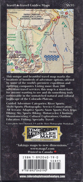Colorado Plateau Adventure Map & Directory - Wide World Maps & MORE!