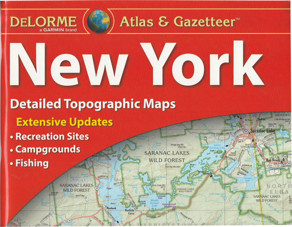 Delorme New York Atlas & Gazetteer (New York State Atlas & Gazetteer) [Paperback] Delorme - Wide World Maps & MORE!