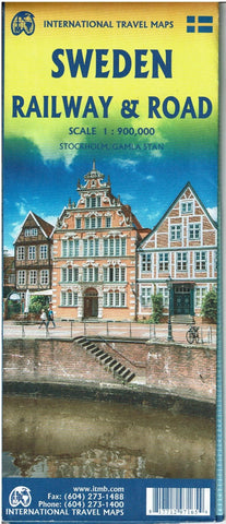 Sweden Railway & Road | Stockholm, Gamla Stan - Wide World Maps & MORE! - Map - ITMB Publishing, Ltd. - Wide World Maps & MORE!