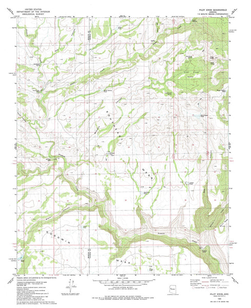 PILOT KNOB, Arizona 7.5' - Wide World Maps & MORE!