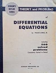 Schaum's Outline of Theory and Problems of Differential Equations (Schaum's Outline) [Paperback] Ayres, Frank - Wide World Maps & MORE!