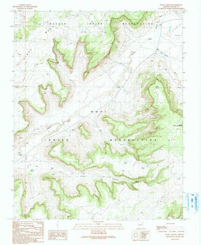 ECHO CANYON, Arizona 7.5' - Wide World Maps & MORE! - Map - Wide World Maps & MORE! - Wide World Maps & MORE!
