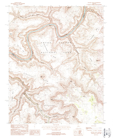 HAVASU FALLS, AZ (7.5'×7.5' Topographic Quadrangle) - Wide World Maps & MORE! - Map - Wide World Maps & MORE! - Wide World Maps & MORE!