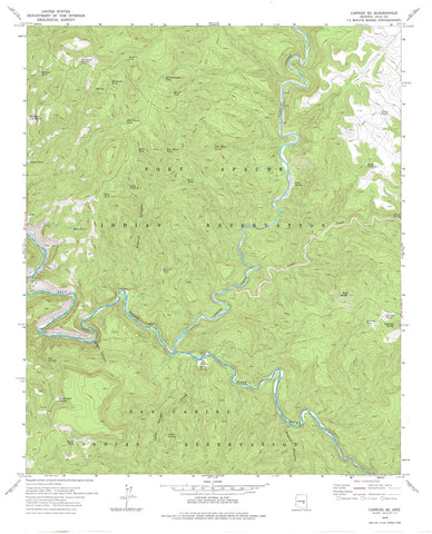 CARRIZO SE, Arizona 7.5' - Wide World Maps & MORE! - Map - Wide World Maps & MORE! - Wide World Maps & MORE!