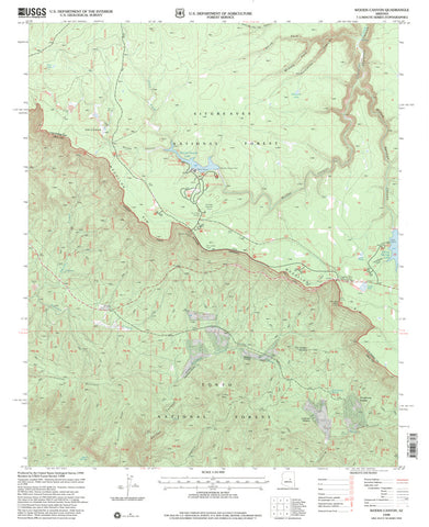 Woods Canyon, Arizona (7.5'×7.5' Topographic Quadrangle) - Wide World Maps & MORE! - Map - Wide World Maps & MORE! - Wide World Maps & MORE!