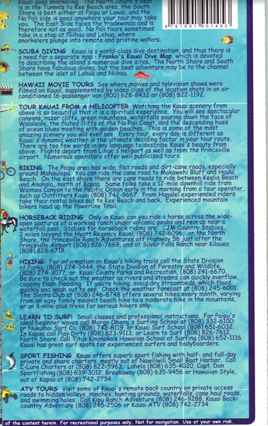 Franko's Kauai Adventure Guide Map - Wide World Maps & MORE! - Map - Franko Maps - Wide World Maps & MORE!