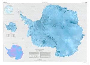 Gloss Laminated Satellite Image Map of Antartica - Wide World Maps & MORE! - Book - Wide World Maps & MORE! - Wide World Maps & MORE!