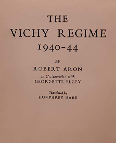 The Vichy Regime, 1940-44 - Wide World Maps & MORE! - Book - Wide World Maps & MORE! - Wide World Maps & MORE!