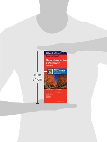 Easy To Read: New Hampshire, Vermont (Rand McNally Easy to Read!) - Wide World Maps & MORE! - Book - Wide World Maps & MORE! - Wide World Maps & MORE!