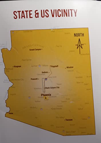 Black Canyon National Recreation Trails Map - Arizona - Wide World Maps & MORE!