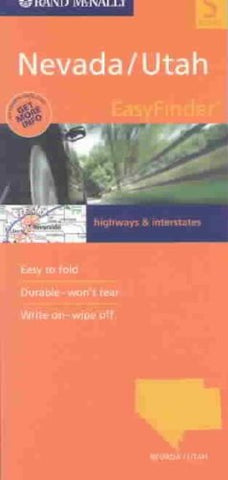 Rand McNally Nevada/Utah EasyFinder [Archival Copy] - Wide World Maps & MORE! - Map - Rand McNally & Company - Wide World Maps & MORE!