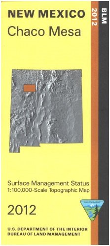Map: Chaco Mesa - Surface Management [Paperback] BLM - Wide World Maps & MORE!
