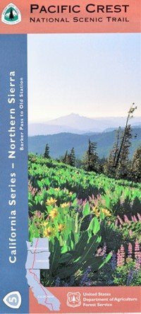Pacific Crest Trail Northern Sierra Hiking Map - Wide World Maps & MORE! - Book - Wide World Maps & MORE! - Wide World Maps & MORE!