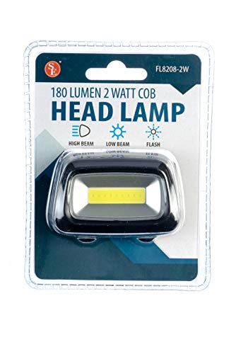 SE 180 Lumens 3-Stage COB Headlamp - FL8208-2W - Wide World Maps & MORE!