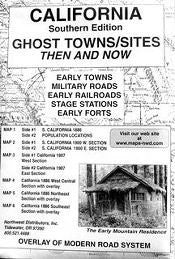 California, South Ghost Towns 6 Maps Then & Now - Wide World Maps & MORE! - Book - Northwest - Wide World Maps & MORE!