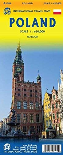 Poland Travel Reference Map 1:650,000 - Wide World Maps & MORE! - Map - ITMB Publishing, Ltd. - Wide World Maps & MORE!