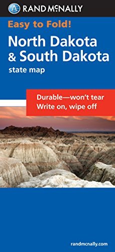 Easy To Fold! North Dakota & South Dakota (Rand McNally EasyFinder) - Wide World Maps & MORE! - Map - Rand McNally - Wide World Maps & MORE!