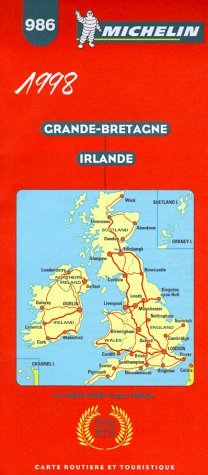 Michelin Main Road Map: Great Britain and Ireland (Michelin Maps) (French Edition) - Wide World Maps & MORE! - Book - Wide World Maps & MORE! - Wide World Maps & MORE!