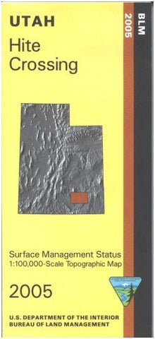 Map: Hite Crossing - Surface Management - Wide World Maps & MORE! - Book - Wide World Maps & MORE! - Wide World Maps & MORE!
