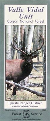 Valle Vidal Unit, Questa Ranger District, Carson National Forest, New Mexico - Wide World Maps & MORE! - Book - Wide World Maps & MORE! - Wide World Maps & MORE!