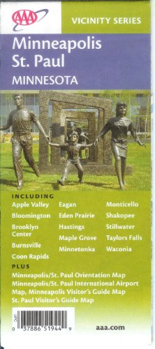 Minneapolis/St Paul, MN - Wide World Maps & MORE! - Office Product - AAA Publishing - Wide World Maps & MORE!