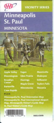 Minneapolis/St Paul, MN - Wide World Maps & MORE! - Office Product - AAA Publishing - Wide World Maps & MORE!