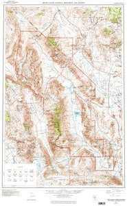 Death Valley National Monument and Vicinity, California and Nevada with Shaded Relief and Contours - Wide World Maps & MORE! - Book - Wide World Maps & MORE! - Wide World Maps & MORE!