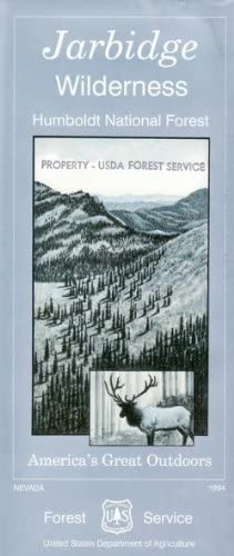 Jarbidge Wilderness Map - Nevada, Humboldt-Toyabe [Map] USGS and Forest Service - Wide World Maps & MORE!