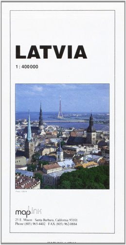 Latvia Road: Gizi.118ml - Wide World Maps & MORE! - Book - Wide World Maps & MORE! - Wide World Maps & MORE!