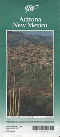 MAP OF ARIZONA/NEW MEXICO /STATES /HUGE FOLDOUT /ROADS+++++ - Wide World Maps & MORE! - Book - Wide World Maps & MORE! - Wide World Maps & MORE!