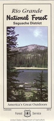 Rio Grande National Forest, Saguache Ranger District Map - Wide World Maps & MORE! - Book - Wide World Maps & MORE! - Wide World Maps & MORE!