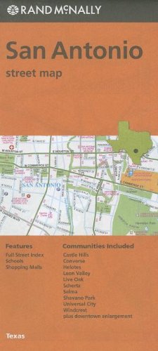 San Antonio, Texas Street Map - Wide World Maps & MORE!