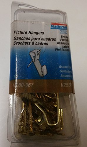 V2531 ASSORTED PICTURE HANGERS QTY/PK:10 LOAD LIMIT:ASSORTED - Wide World Maps & MORE! - Home Improvement - National Hardware - Wide World Maps & MORE!