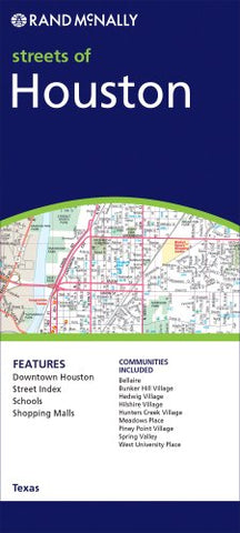 Rand McNally Houston: Texas City Map (Rand McNally Folded Map: Cities) - Wide World Maps & MORE! - Book - Wide World Maps & MORE! - Wide World Maps & MORE!