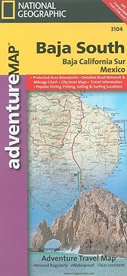 2008 Baja South: Baja California Sur, Mexico [AdventureMAP 3104] [Folded Map] [Archival Copy] - Wide World Maps & MORE! - Map - National Geographic - Wide World Maps & MORE!